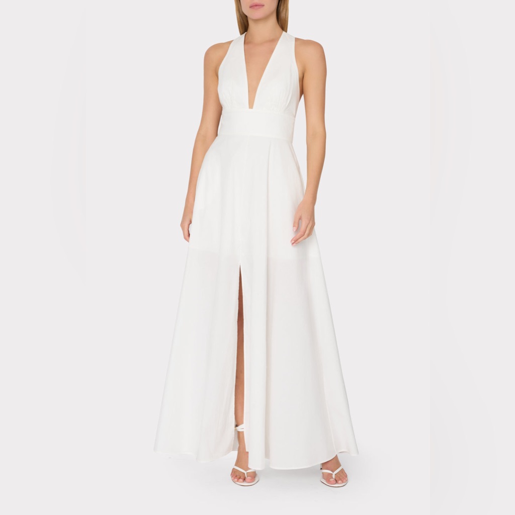 Milly Catarina Poplin Maxi Dress Women's Size 4